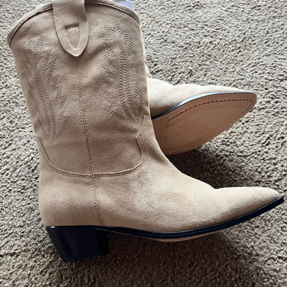 Isabel Marant suede Duerto leather western Boots US9 EUE41 - Picture 7 of 10